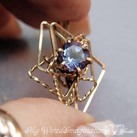 Lesson in Patience, Wire Wrap Prong Ring and Pendant Tutorial