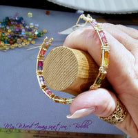 How to Wire Wrap a Crystal Bracelet Tutorial with Variations, Wire Wrap Jewelry Tutorial