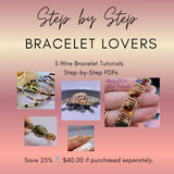 How to Wire Wrap, Bracelet Lovers, Learn To Wire Wrap 4 Jewelry Patterns