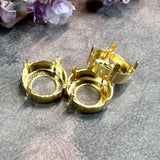 14mm Rhinestone Settings, Antique Silver, Bronze Plated and NEW Gold Plated 1122 Settings