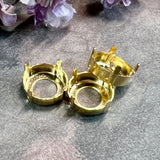 14mm Rhinestone Settings, Antique Silver, Bronze Plated and NEW Gold Plated 1122 Settings