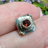 Vintage Handcrafted .925 Sterling Silver Bali Gemstone Beads, Amethyst, Jade, Garnet, Tourmaline