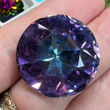 Rare Swarovski Crystal 27mm 1201 Round Stone – Vitrail Medium or Light with Sew-On Setting Option