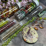 Rainforest Earthy Rustic Master Design Kit: Genuine Jasper Focal, Botswana Agate, Peridot