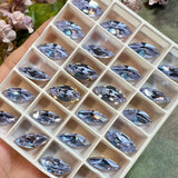 Vintage Swarovski, Alexandrite Color Change Crystal, 15x7mm Navette