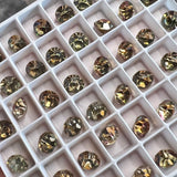 Vitrail Medium 34ss Vintage Swarovski Crystal, 7.3mm Rhinestone w/ SP or GP  Settings