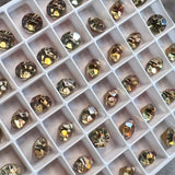 Vitrail Medium 34ss Vintage Swarovski Crystal, 7.3mm Rhinestone w/ SP or GP  Settings