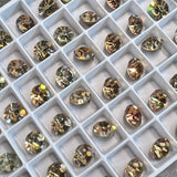 Vitrail Medium 34ss Vintage Swarovski Crystal, 7.3mm Rhinestone w/ SP or GP  Settings