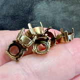 8mm Rhinestone Settings, SP or GP 37-38ss and NEW Finishes Added for 39ss-41ss