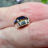 Cardinal Purple 47ss Vintage Swarovski Rhinestone, Dark-Purple Crystal, with Settings