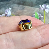 Cardinal Purple 47ss Vintage Swarovski Rhinestone, Dark-Purple Crystal, with Settings