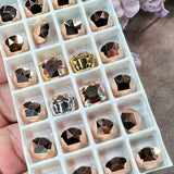 Crystal Rose Gold Swarovski Elements 39ss 8mm Rhinestone With Settings