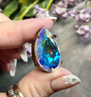 1 Piece 30x20mm Silver or Gold or Bronze Plated Settings, Fits Pear Shape 4320 Crystals, 30x20mm Empty Crystal Settings