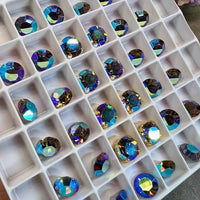 Vintage Swarovski 6mm Starlight Crystals: 30ss SP or GP Settings, 4 Pieces