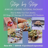 How to Make Your Own Jewelry, DIY Rings, DIY Earrings, DIY Bracelets, DIY Pendants, 50 Pattern-Variations SAVE 50%