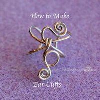 How to Wire Wrap Ear Cuffs Earrings Tutorial, Wire Wrap Jewelry Tutorial