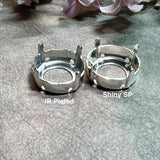 Vitrail Medium, Genuine Swarovski Crystal Rhinestone 14mm With Setting