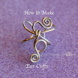 How to Wire Wrap Ear Cuffs Earrings Tutorial, Wire Wrap Jewelry Tutorial