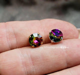 Vintage Swarovski Azalea Crystal Rhinestone, Very Rare, 8mm 39ss Art 23, With Settings