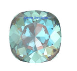 10mm 4470 Swarovski Crystal Rhinestone Cushion Square With Setting, 13 Colors