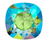 10mm 4470 Swarovski Crystal Rhinestone Cushion Square With Setting, 13 Colors