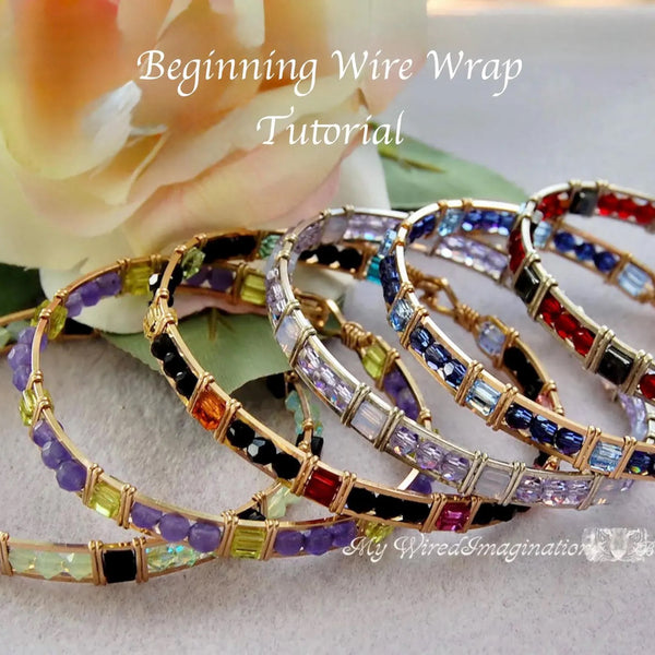 Back to the Beginning, Wire Wrap Beginner Bangle Bracelet Tutorial