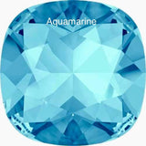 10mm 4470 Swarovski Crystal Rhinestone Cushion Square With Setting, 13 Colors