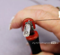 Wire Wrap Basics for Beginners, Straightening Wire, Wrapped Loops, Adding Safety Chain, and Old Fashioned Chain