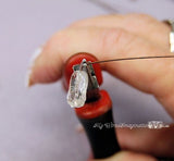 Wire Wrap Basics for Beginners, Straightening Wire, Wrapped Loops, Adding Safety Chain, and Old Fashioned Chain