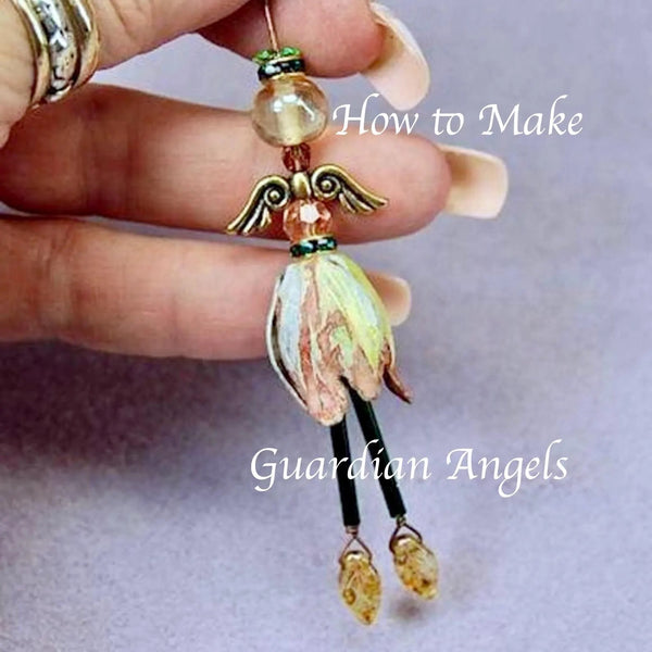 Guardian Faeries or Angels Pendant, Wire Wrap Jewelry Tutorial