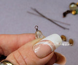 Wire Wrap Basics for Beginners, Straightening Wire, Wrapped Loops, Adding Safety Chain, and Old Fashioned Chain