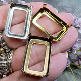 Vitrail Light, 27x18.5mm Art# 4627 Genuine Swarovski Crystal With Setting