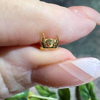 Vintage Swarovski Azalea, Very Rare, 6 Pieces 30ss-Approx 6mm, SP, GP, and Red Brass Settings Available