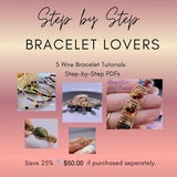 How to Wire Wrap, Bracelet Lovers, Learn To Wire Wrap 5 Jewelry Patterns