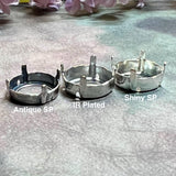 Vitrail Medium, Genuine Swarovski Crystal Rhinestone 14mm With Setting