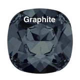 10mm 4470 Swarovski Crystal Rhinestone Cushion Square With Setting, 17 Colors