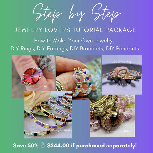 How to Make Your Own Jewelry, DIY Rings, DIY Earrings, DIY Bracelets, DIY Pendants, 49 Pattern-Variations SAVE 50%