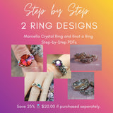 How to Make 2 Rings Designs, Solitaire and Band Designs, and 25% Discount