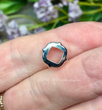 12mm 4470 Setting SOLID Sterling Silver Setting, for 12mm Cushion Cut 4470 Stones and Crystals, SS 925 NOT Plated, Gem Setting