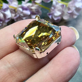 Golden Shadow,Genuine Swarovski Crystal, 23mm Art 4675, With Setting