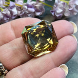 Golden Shadow,Genuine Swarovski Crystal, 23mm Art 4675, With Setting