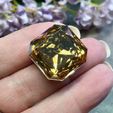 Golden Shadow,Genuine Swarovski Crystal, 23mm Art 4675, With Setting