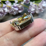 Golden Shadow,Genuine Swarovski Crystal, 23mm Art 4675, With Setting