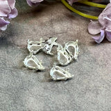 10x6 mm Pear-Teardrop Shape 4300 Settings, 6 pcs SP or GP, Gemstone or Crystal Settings