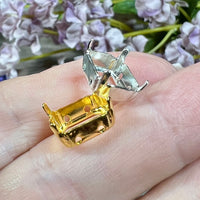Cardinal Royal Purple, 2 Pcs Vintage Transparent Swarovski 12x10mm Art 4610 With Setting