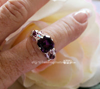 Amethyst Swarovski Vintage Crystal, 1 Pc 10mm 4671 Square-Octagon With SP or GP Setting