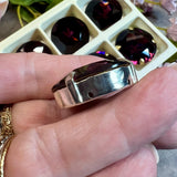 Amethyst Dentelle, 27mm Genuine Swarovski Crystal, 1 Piece, Article 1201 Dark Amethyst, With Setting