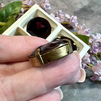 Amethyst Dentelle, 27mm Genuine Swarovski Crystal, 1 Piece, Article 1201 Dark Amethyst, With Setting