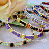 2 Crystal Bangle Bracelet Wire Wrap Tutorials: Step-by-Step Instructions