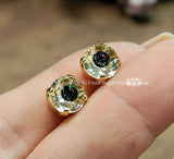 Clear Vintage Crystal & Vitrail Dark Swarovski, 41ss/9mm, SP or GP Setting, Rare Crystals